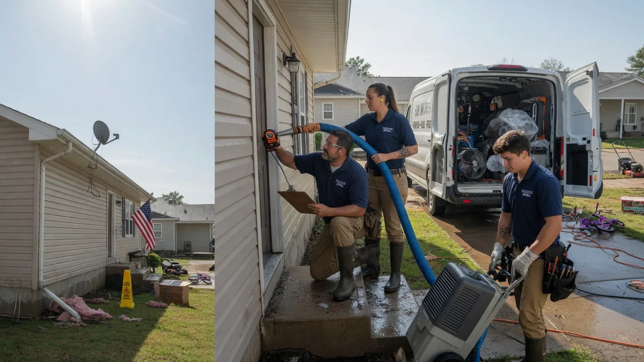 Ceiling Water Damage Restoration in Alvin, IL near me